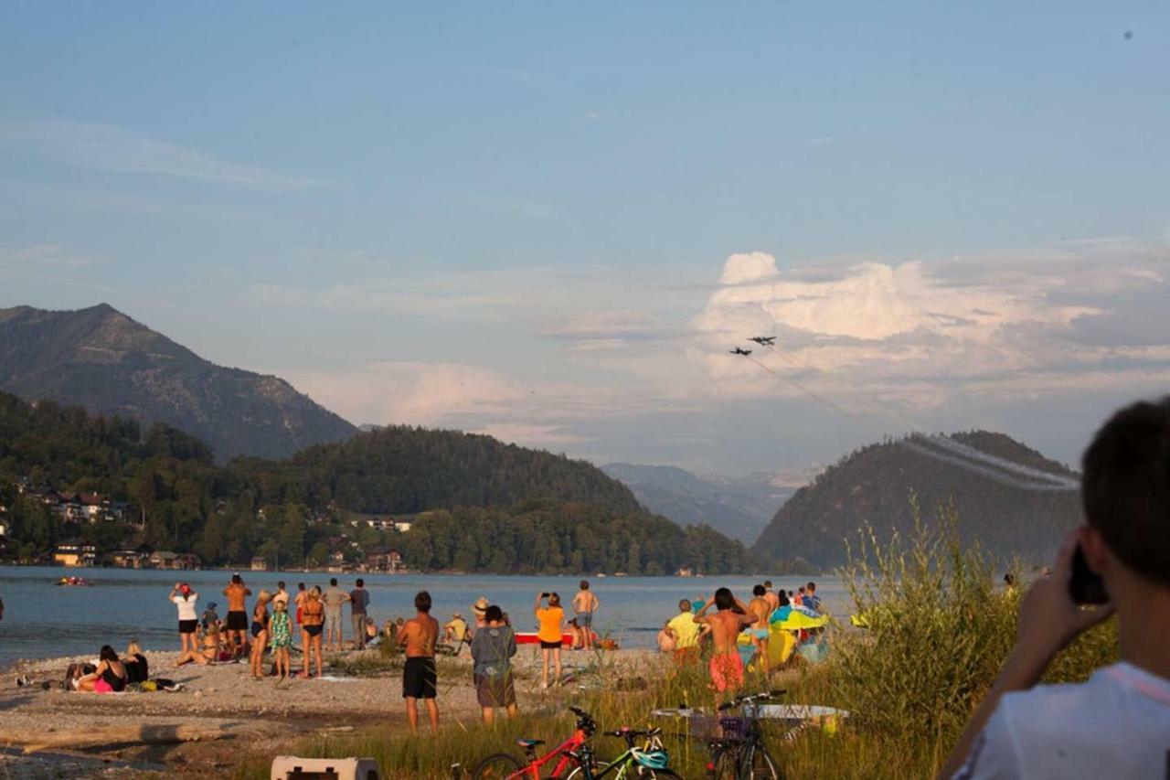 Ferienwohnung Abersee Eksteriør billede